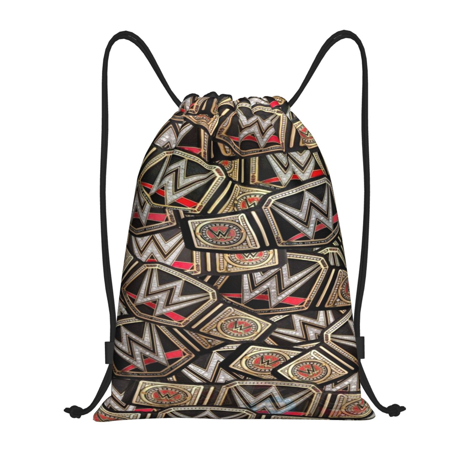Wwe Drawstring Bag Sports Fitness Bag Waterproof Rope Bag For Training Traveling Hiking Gym Sackpack String Bag For Women Men Small